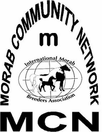 MORAB COMMUNITY NETWORK, INTERNATIONAL MORAB BREEDERS' ASSOCIATION, MCN logo