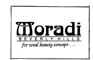 MORADI BEVERLY HILLS FOR TOTAL BEAUTY CONCEPT... logo