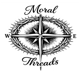 MORAL W E THREADS logo