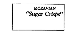 MORAVIAN "SUGAR CRISPS" logo
