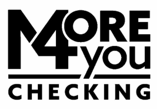 MORE 4 YOU CHECKING logo