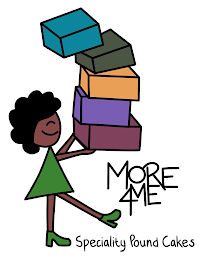 MORE 4ME SPECIALTY POUND CAKES logo