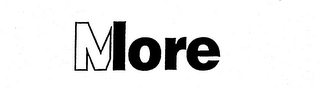 MORE logo