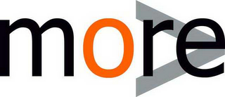 MORE> logo