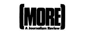 (MORE A JOURNALISM REVIEW) logo