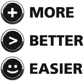MORE BETTER EASIER logo