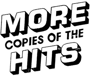 MORE COPIES OF THE HITS logo