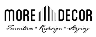 MORE DECOR FURNITURE * REDESIGN * STAGING logo