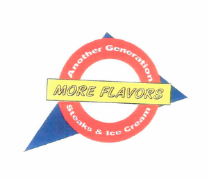 MORE FLAVORS ANOTHER GENERATION STEAKS & ICE CREAM logo
