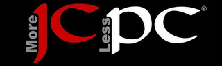 MORE JC LESS PC logo