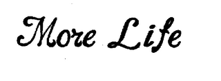 MORE LIFE logo