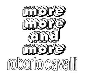 MORE MORE AND MORE ROBERTO CAVALLI logo