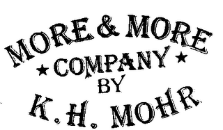 MORE & MORE COMPANY BY K.H. MOHR logo