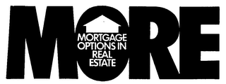 MORE MORTAGE OPTIONS IN REAL ESTATE. logo