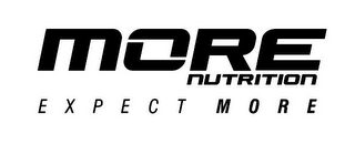 MORE NUTRITION EXPECT MORE logo