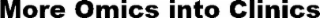 MORE OMICS INTO CLINICS logo