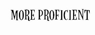 MORE PROFICIENT logo