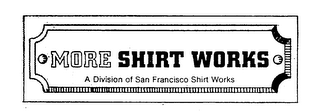 MORE SHIRT WORKS A DIVISION OF SAN FRANCISCO SHIRT WORKS logo