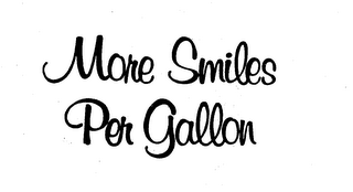 MORE SMILES PER GALLON logo