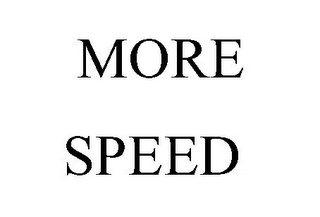 MORE SPEED logo