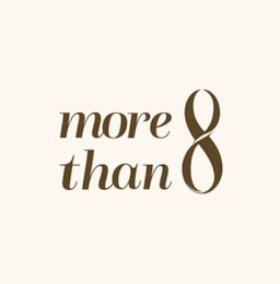 MORE THAN 8 logo
