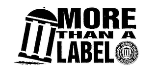 MORE THAN A LABEL OFFICIALLY LICENSED COLLEGIATE PRODUCTS logo