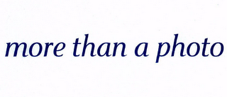 MORE THAN A PHOTO logo