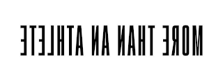 MORE THAN AN ATHLETE logo