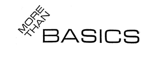 MORE THAN BASICS logo