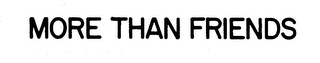 MORE THAN FRIENDS logo