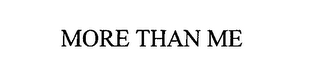 MORE THAN ME logo