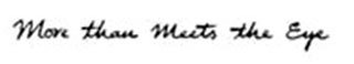 MORE THAN MEETS THE EYE logo