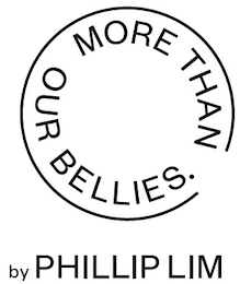 MORE THAN OUR BELLIES. BY PHILLIP LIM logo