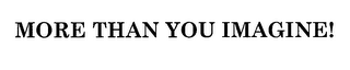 MORE THAN YOU IMAGINE! logo