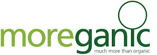 MOREGANIC MUCH MORE THAN ORGANIC logo