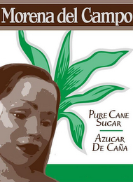 MORENA DEL CAMPO PURE CANE SUGAR AZUCAR DE CAÑA logo