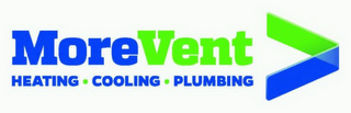 MOREVENT HEATING COOLING PLUMBING logo