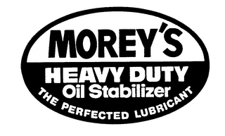 MOREY'S HEAVY DUTY OIL STABILIZER THE PERFECTED LUBRICANT logo
