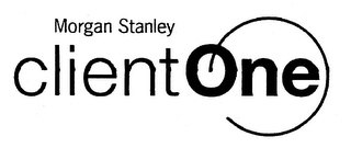 MORGAN STANLEY CLIENTONE logo