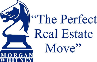 MORGAN WHITNEY "THE PERFECT REAL ESTATE MOVE" logo