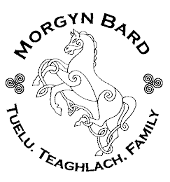 MORGYN BARD TUELU. TEAGHLACH. FAMILY logo