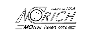 MORICH MOTION TUNED CARE MADE IN USA logo