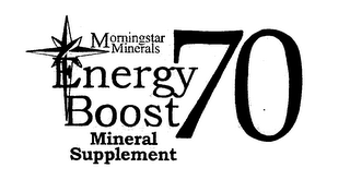 MORNING MINERALS STAR ENERGY BOOST 70 MINERAL SUPPLEMENT logo