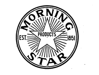 MORNING STAR EST 1851 PRODUCTS logo