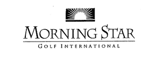 MORNING STAR GOLF INTERNATIONAL logo