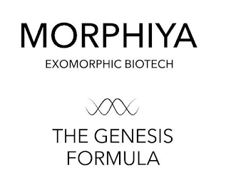 MORPHIYA EXOMORPHIC BIOTECH THE GENESIS FORMULA logo