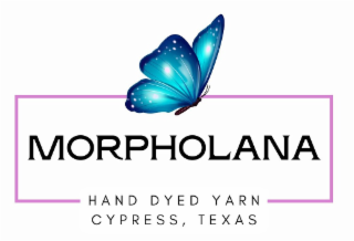 MORPHOLANA HAND DYED YARN CYPRESS, TEXAS logo