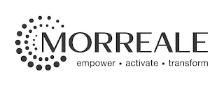MORREALE EMPOWER· ACTIVATE· TRANSFORM logo