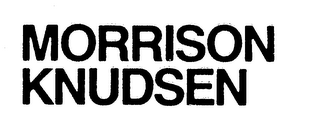 MORRISON KNUDSEN logo