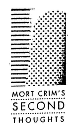 MORT CRIM'S SECOND THOUGHTS logo